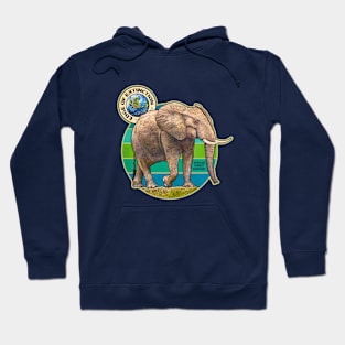 EDGE OF EXTINCTION African Forest Elephant Hoodie